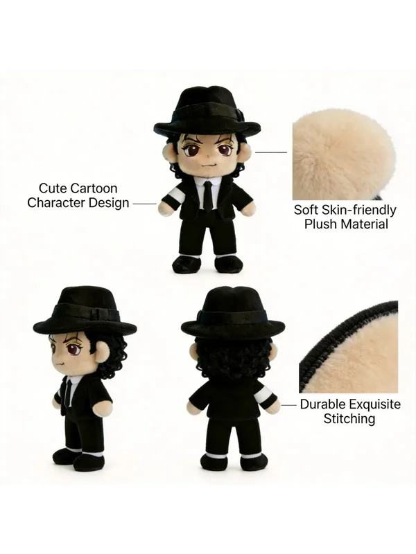 AliExpress - Michael Jackson Plüschpuppe, Promi-Merchandise, Plüschtiere, Heimdekoration, Sammlerstücke, Geburtstagsgeschenke für Fans