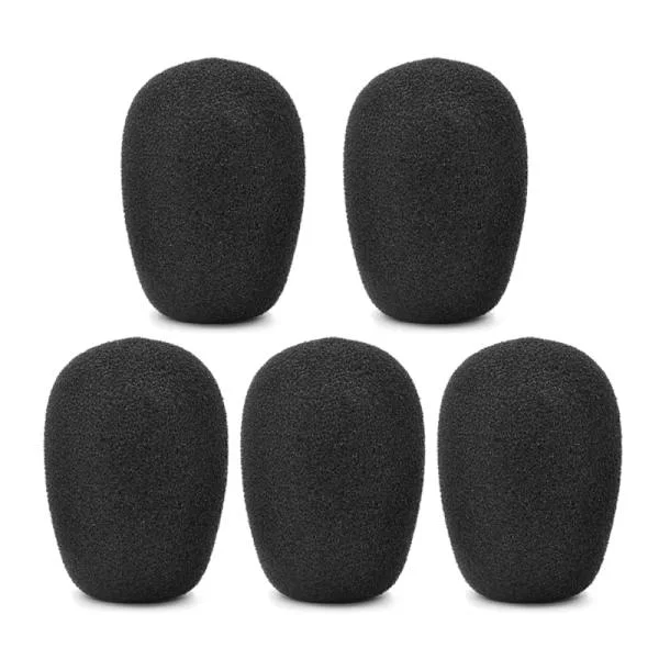 5 st Slitstarka Mikrofonfilter Skydd för BlackShark V2 Pro Headset Mikrofoner Skum Professionell Mikrofonskydd Vindskydd