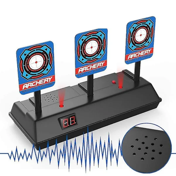 Zorara Nerf -taulu, automaattinen sähköinen Nerf-taulu N-Strike Elite-, Nerf Mega- ja Nerf Rival -sarjoille, digitaalinen Nerf-taulu ääni- ja 