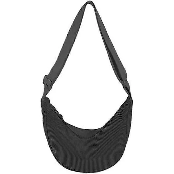 Halvmåneväska Dam Crossbody Väska Liten Manchester Liten Crossbody Väska Dam Casual Midjeväska Axelväskor Mode Bröstväska
