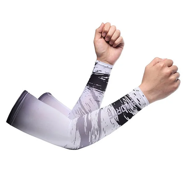 Ice Silk Arm Sleeves Cover Sports Running UV Solskydd Ut
