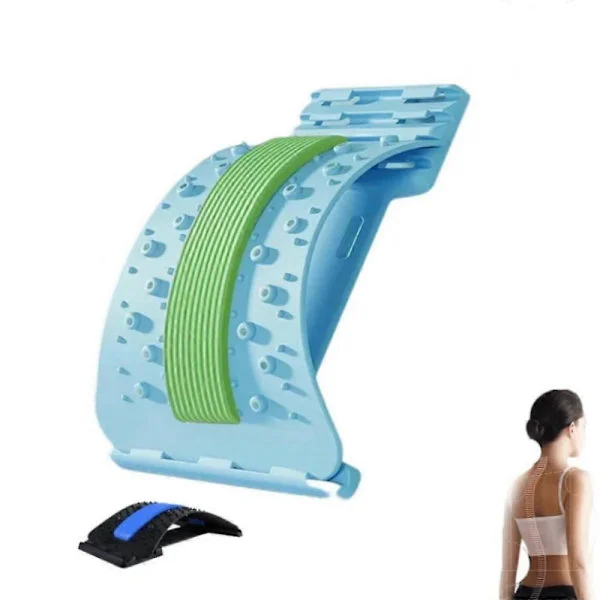 Saludea Spinecomfort Ryggsträckare, Nack- och Ryggsträckare för Smärtlindring i Nedre Ryggen