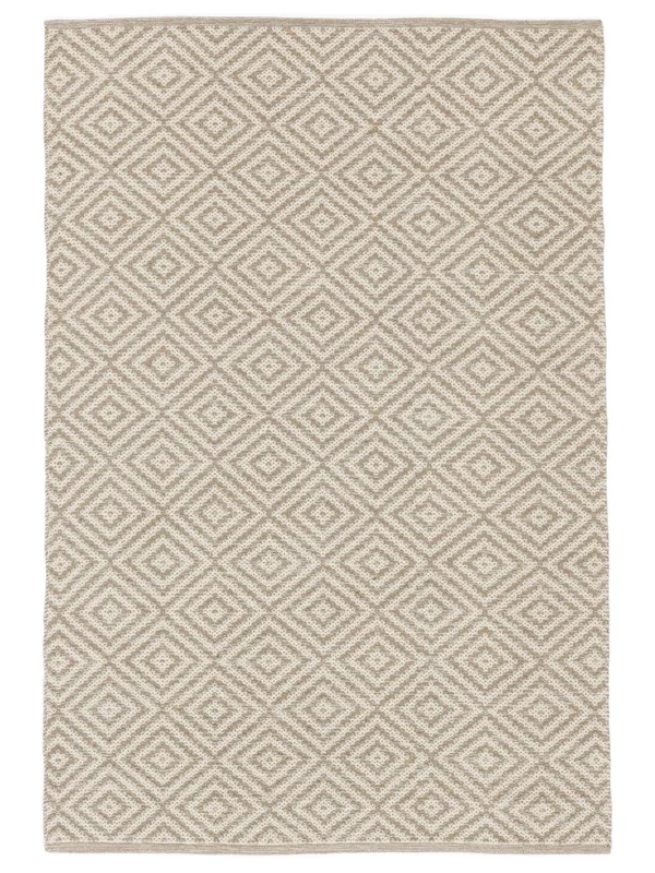 Keittiön Matto Solveig 140X200 Puuvilla Beige/Valkoinen