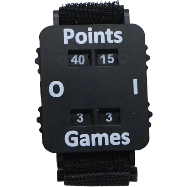 Score Counter Watch med justerbart armbånd - Score Keeper Stroke Counter Armbånd til Cricket, Tennis, Padel & Bordtennis Sport