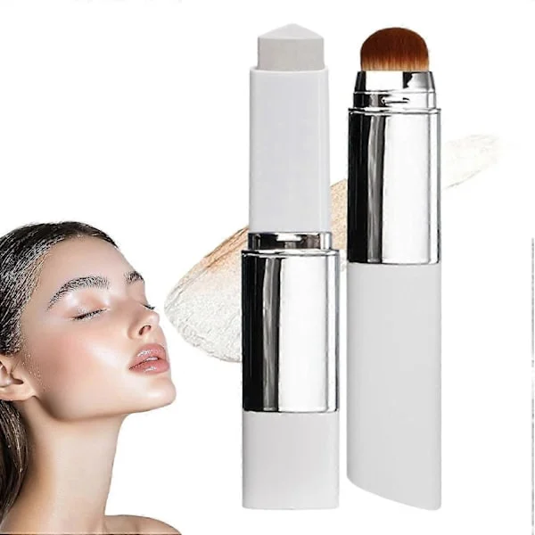Blanc Cover Cream Stick V Farveskiftende Foundation Stick med Børste Makeup Concealer Stick Kompatibel med Ansigt Langtidsholdbar