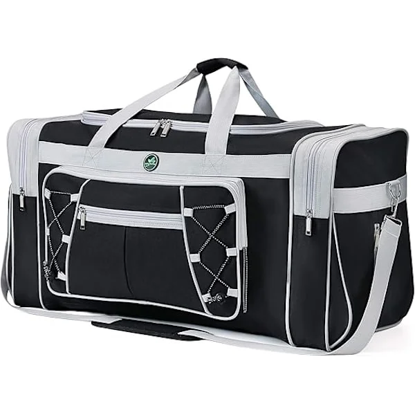 Men's Travel Duffle Bag Weekend Bag Overnight Bag Lightweight Extra Large Oxford Duffle Gym Bag Sturdy Luggage Waterproof for Men and Women 26 Inch