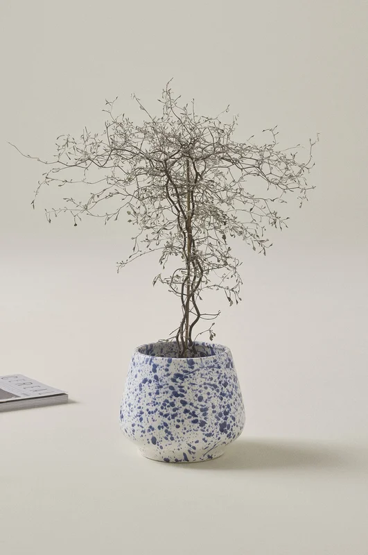Jotex - Übertopf Ø 18 Cm Weiß/Blau - BELLADONNA - Kaufe Übertöpfe bei Jotex