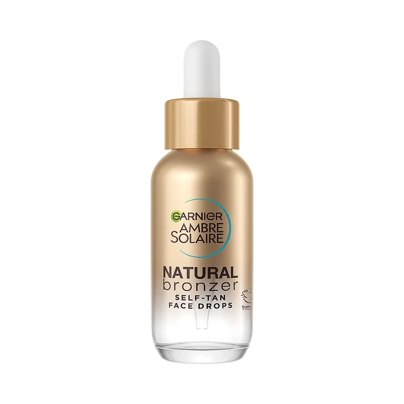 Garnier Ambre Solaire Natural Bronzer Self-Tan Face Drops 30 ml, Hudpleje, Solcreme & Solpleje, Selvbruner