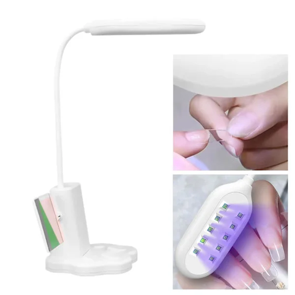 LED UV -kynsilamppu UV-lamppu geelikynsien kovettamiseen geelikynsilakan kuivatus kannettava ladattava 30 W:n kynsikuivain LED UV -lamppu kotisalonki 