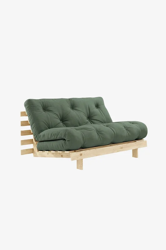 Karup - Sovesofa Roots 140 Rå bund - Grøn - Sovesofaer - Fra Homeroom