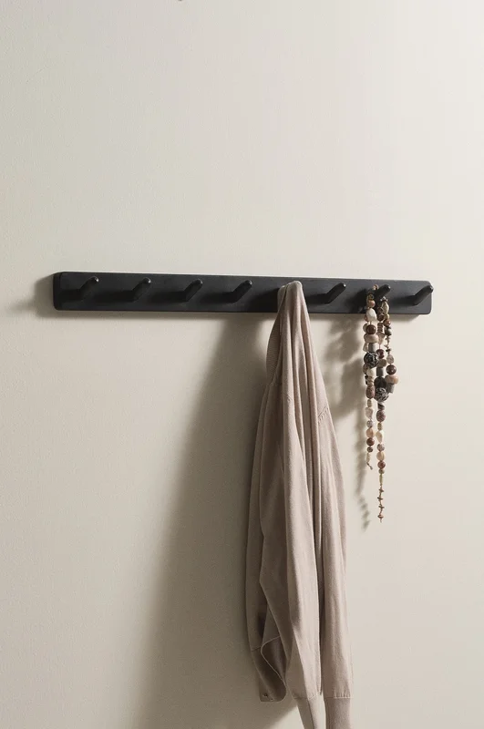Jotex - Wandrek Met Haken 75 Cm Zwart Zwart - COLE - Koop Halmeubels bij Jotex