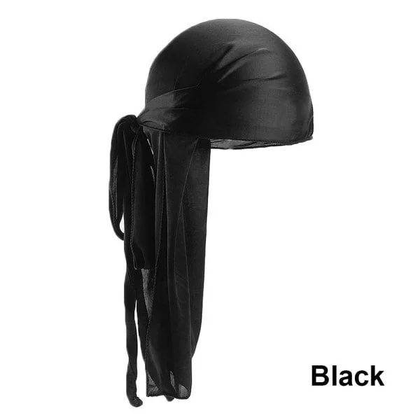 Bandana Silk Durag SVART svart