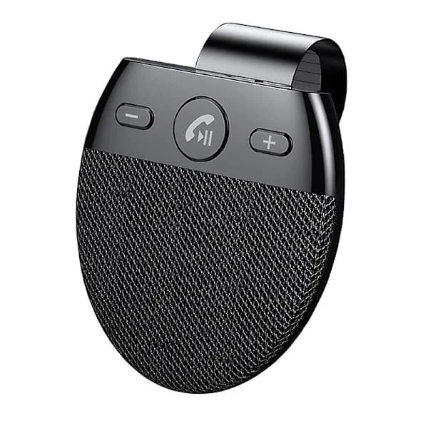 Bluetooth Bil Trådlös Handsfree Högtalartelefon Ljudmottagare Bil MP3-spelare med Mikrofonstöd