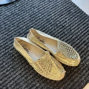 Guldiga espadrillos från Replay