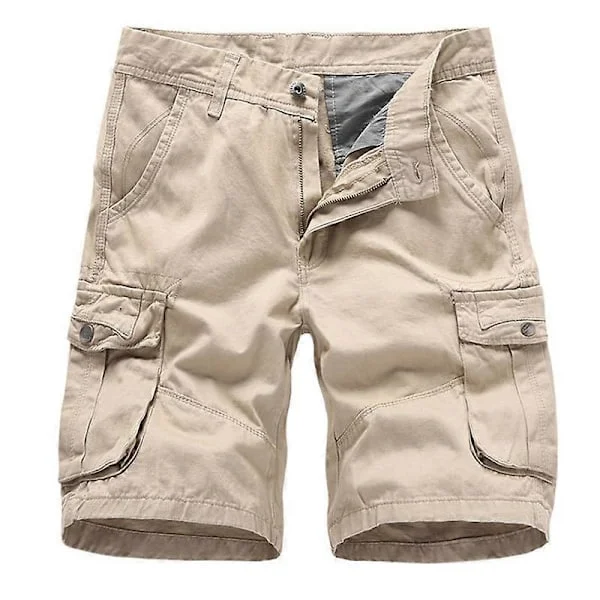 Herre Sommer Udendørs Lige Taktiske Shorts Kamp Lynlås Bund Cargo Halve Bukser