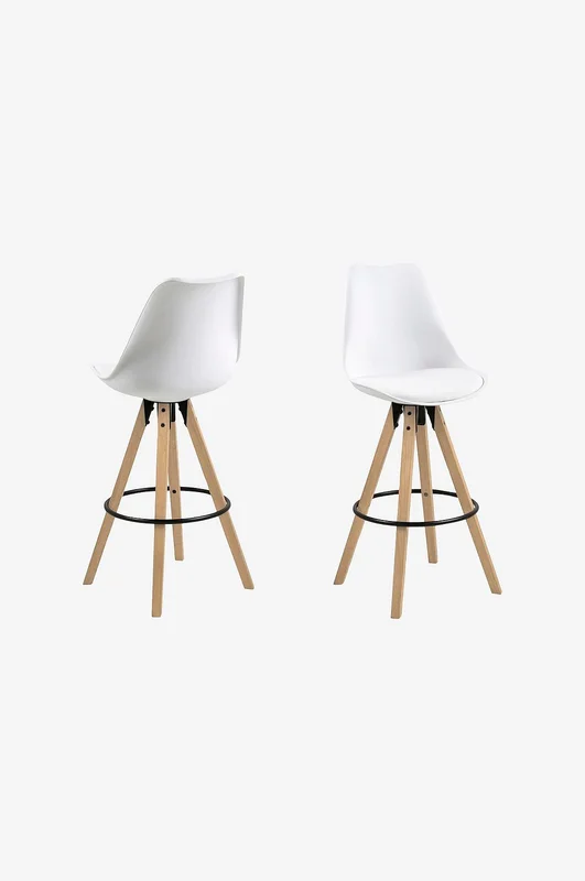 AC Design Furniture - Dima barstol 2-pack - Vit - Barstolar & pallar - Från Homeroom