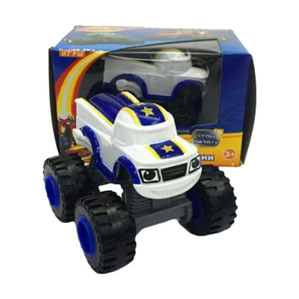 Nickelodeon Blaze and Monster Machines Super Stunts Barnbil for barn - Hvit