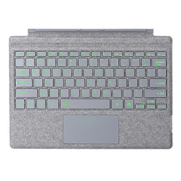 1089D Compatible Colorful Backlit Bluetooth Keyboard with Touchpad for Microsoft Surface Pro 7+ / 7 / 6 / 5 / 4 / 3