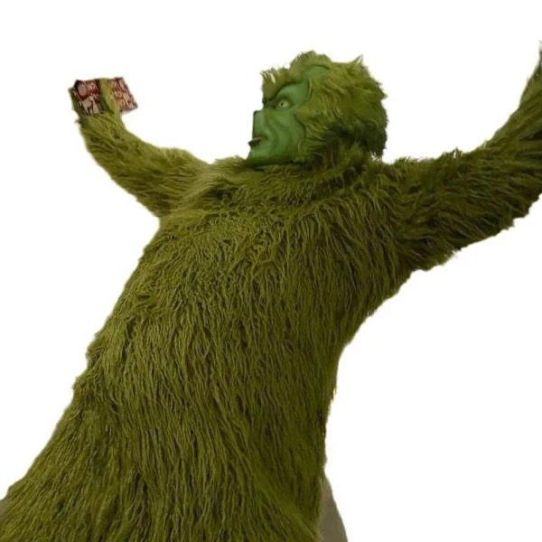 Grinch Kostym Jul Cosplay Vuxen Jultomte Kostym Set Jul Cosplay Party Bästa Julklappen