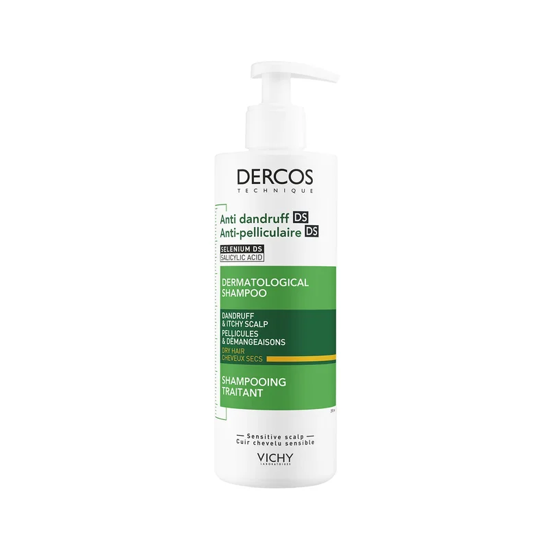VICHY Dercos Shampoo Antiforfora DS capelli secchi 390ml - Shampoo Antiforfora