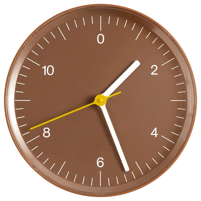 Hay Wall Clock vægur, brun | KitchenOne