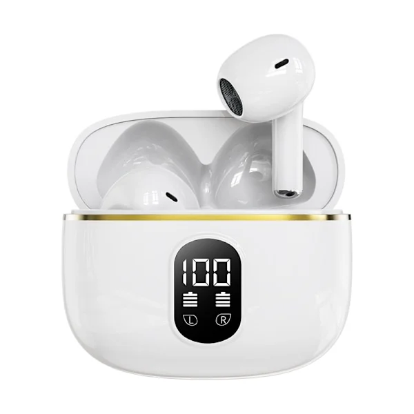 Bluetooth In-Ear Hörlurar, Trådlösa Hörlurar för iPhone och Android