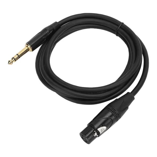 JORINDO XLR Hona till 1/4in 6.35mm Jack Balanserad Signal Interconnect Kabel Mikrofonkabel JD6002‐2m / 6.6ft