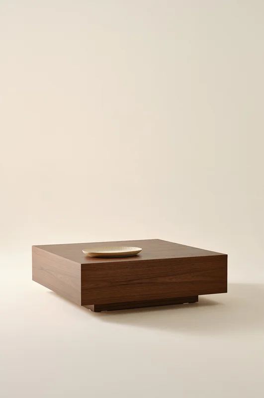 Jotex - Sofabord 110x110 Cm Teak finér - FLOAT - Køb Sofabord hos Jotex