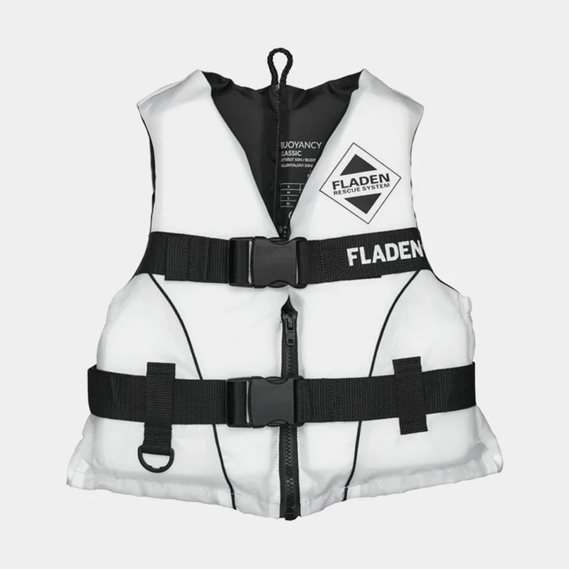 Flytväst / seglarväst Fladen Fishing FRS 50N, vit, Medium (50 - 70 kg)