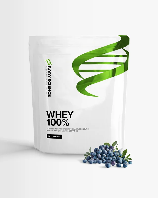 Proteiininjauhe Whey 100% - 1 kg - Chocolate - Body Science - Heraproteiini, Proteiini