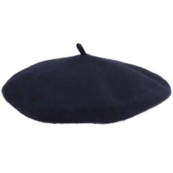 Barts - Noir beret Chapeau - Sambre Black Beret @ Hatstore