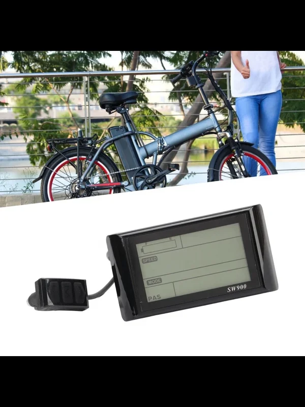 AliExpress - SW900 LCD Display Für Elektrische Fahrrad Roller Wasserdichten Stecker 5-Pin Elektrische Fahrrad Meter Batterie Power Display