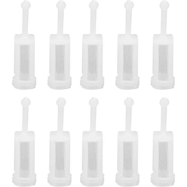 10 stk Sprøytepistolfilter Nylon Finmasket Billakkeringspistolfilter Sil for Malingssprøyte