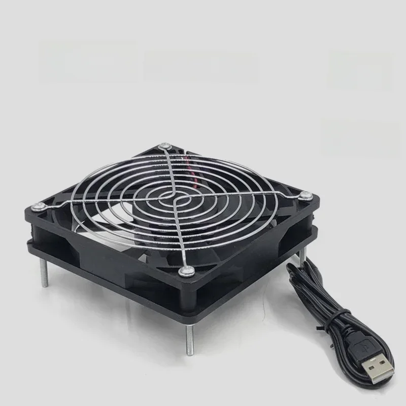 AliExpress - Ventilateur de boîtier d'ordinateur alimenté par USB, 8/12cm, 12V, pour récepteur DVR Xbox TV Box, routeur, châssis silencieux, 