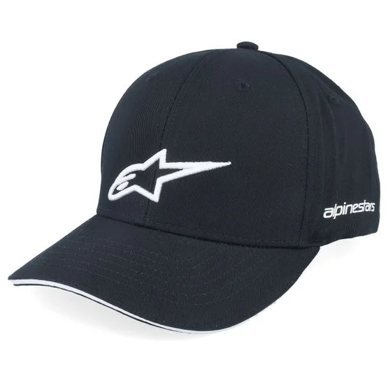 Alpinestars - Rostrum Hat Black/White Adjustable Adjustable Black Cap - @ Hatstore