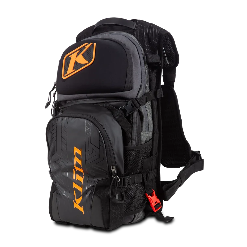 Klim Nac Pak Snow Backpack Strike Strike Orange
