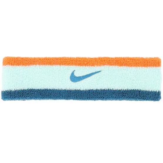 Nike - Vert Bonnet - Swoosh Classic Mint/Orange/Blue Headband @ Hatstore
