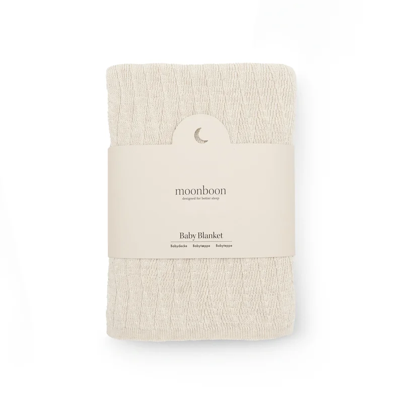 Soft Baby Blanket in 100% Organic Cotton | Moonboon
