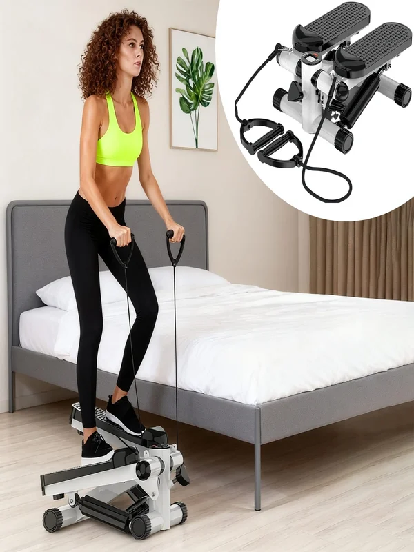 AliExpress - Mini Hydraulische Stepper 140kg Op-En-Neer Swing Stepper met Power Ropes voor been/arm/billentraining, fitnessoefeningen voor thuis en 