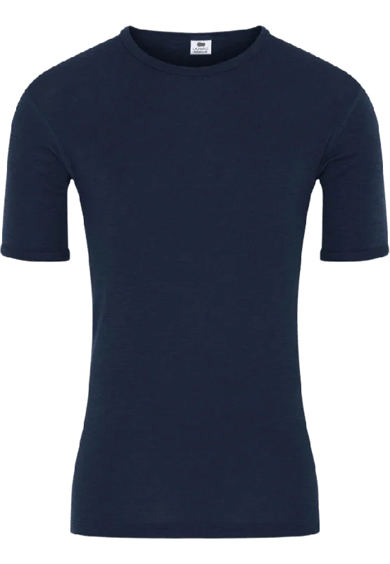 Dovre Undertröja | T-shirt 100% Merinoull Marinblå Underlinnen & t-shirts Herr Blå XXL