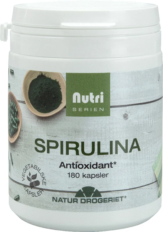 3 for 2 - Natur Drogeriet Spirulina 180 kaps., Helse & Madvarer, Ingredienser, Spirulina