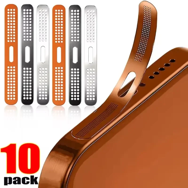 AliExpress - 1/10Pcs 17PM Metall Staubdicht Lautsprecher Net Aufkleber für IPhone 17 Pro Max Anti-scratch Mesh Abdeckung schutz Film Für iPhone 17