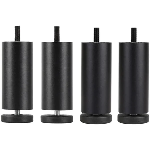 Modern Aluminum Alloy Sofa Legs, Replacement Furniture Legs 20 cm, for Bed, Dresser, Cylindrical Metal Coffee Table Furniture Legs