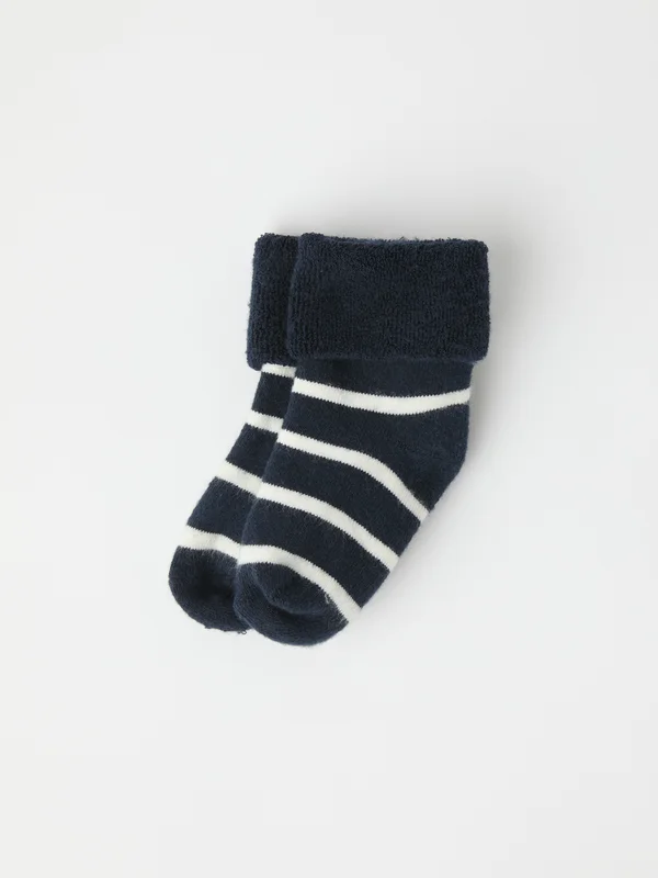 Sokker - 10 - 12 - barneklær - blue - Polarn O. Pyret