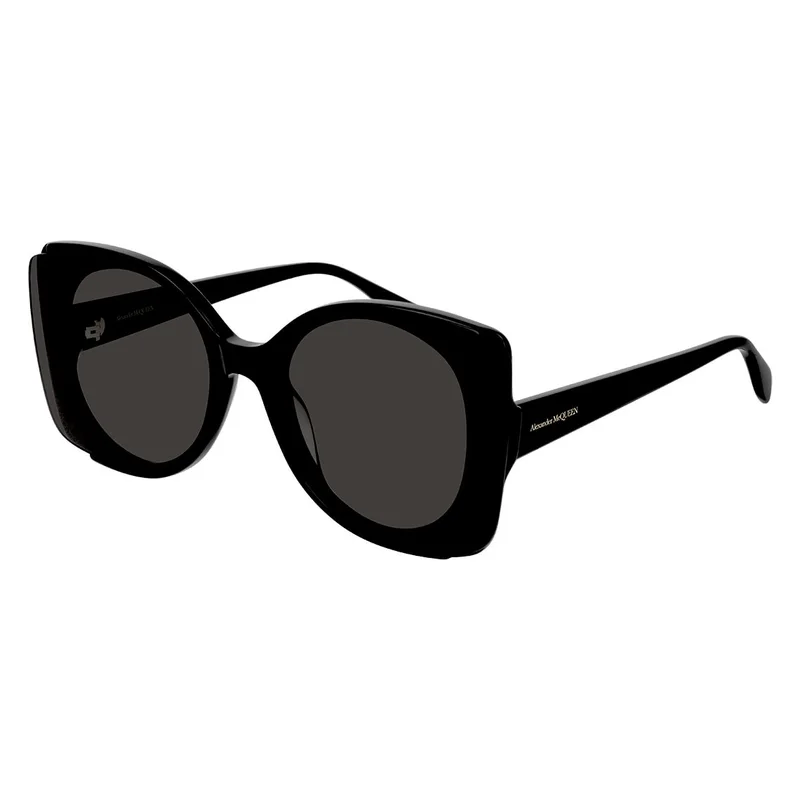 Alexander McQueen - Solbriller - Svart - AM0250S 001 6518