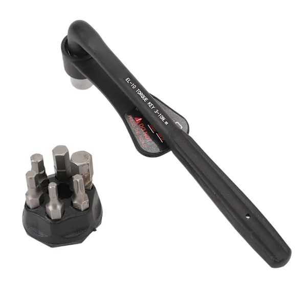 Cykelmomentnyckelsats 3-10 N.M Hög Precision med Sexkants- och Torx T25-bits - Bärbar