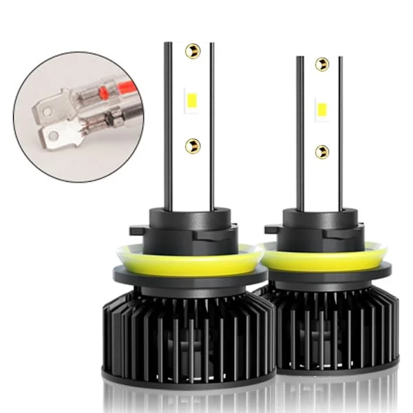 2 kpl H1 H4 Led H7 H11 Virheettömät polttimot Auton ajovalot 9005 Hb3 9006 Hb4 Led-polttimo