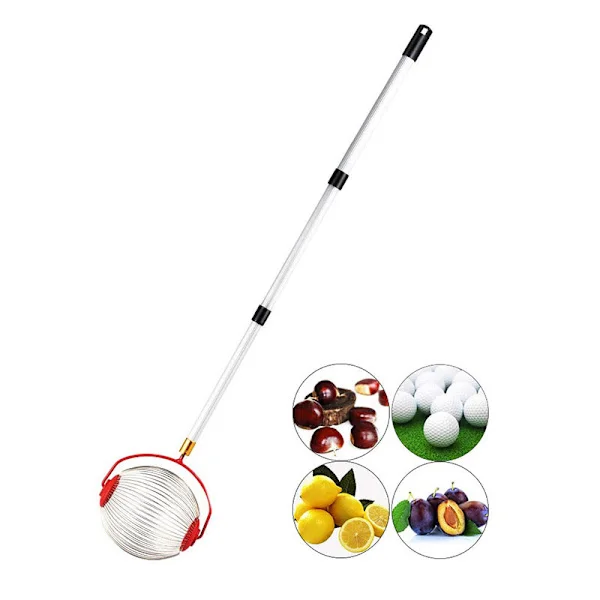 Nut Picker-Upper, Fruit Picker and Garden Tool for Walnuts, Chestnuts, Horse Chestnuts, Golf Ball Collector, Side Opening for Dumping Walnuts