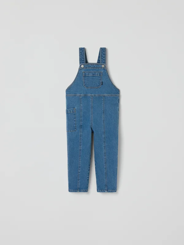 Polarn O. Pyret Hängselbyxa denim - 86 - barnkläder - denim