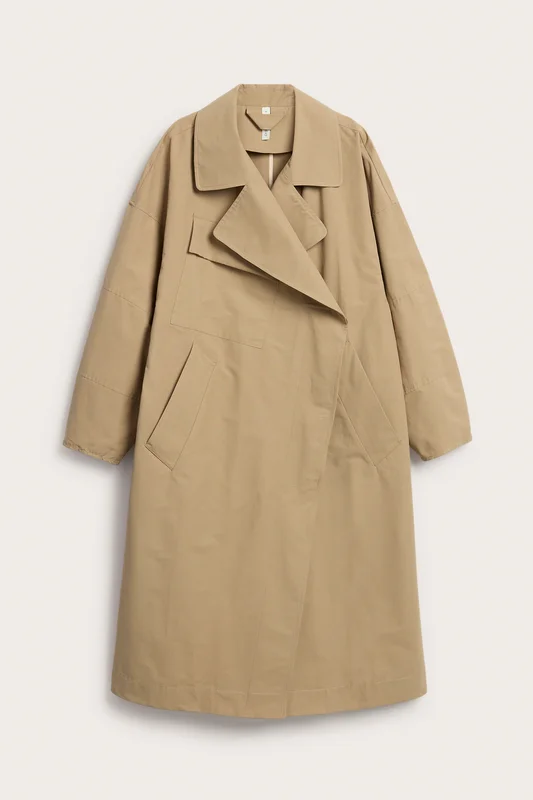 Kappahl | Oversized trenchcoat Beige L | Dame